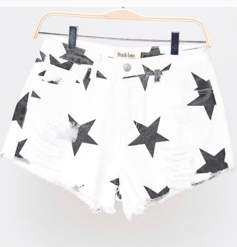 White star shorts