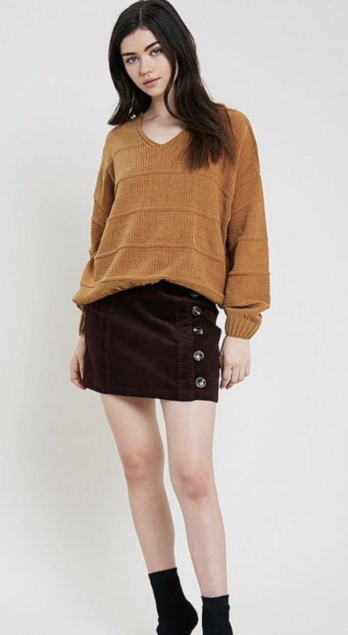 Copper Hooded Sweater