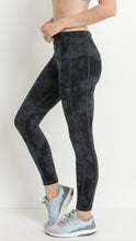 Mono B Grey&Black Tie-Dye Cotton Legging